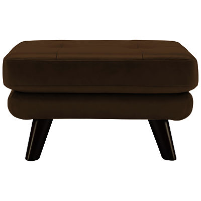 G Plan Vintage The Fifty Three Leather Footstool Capri Mushroom G Plan Vintage The Fifty Three Leather Footstool Capri Mushroom